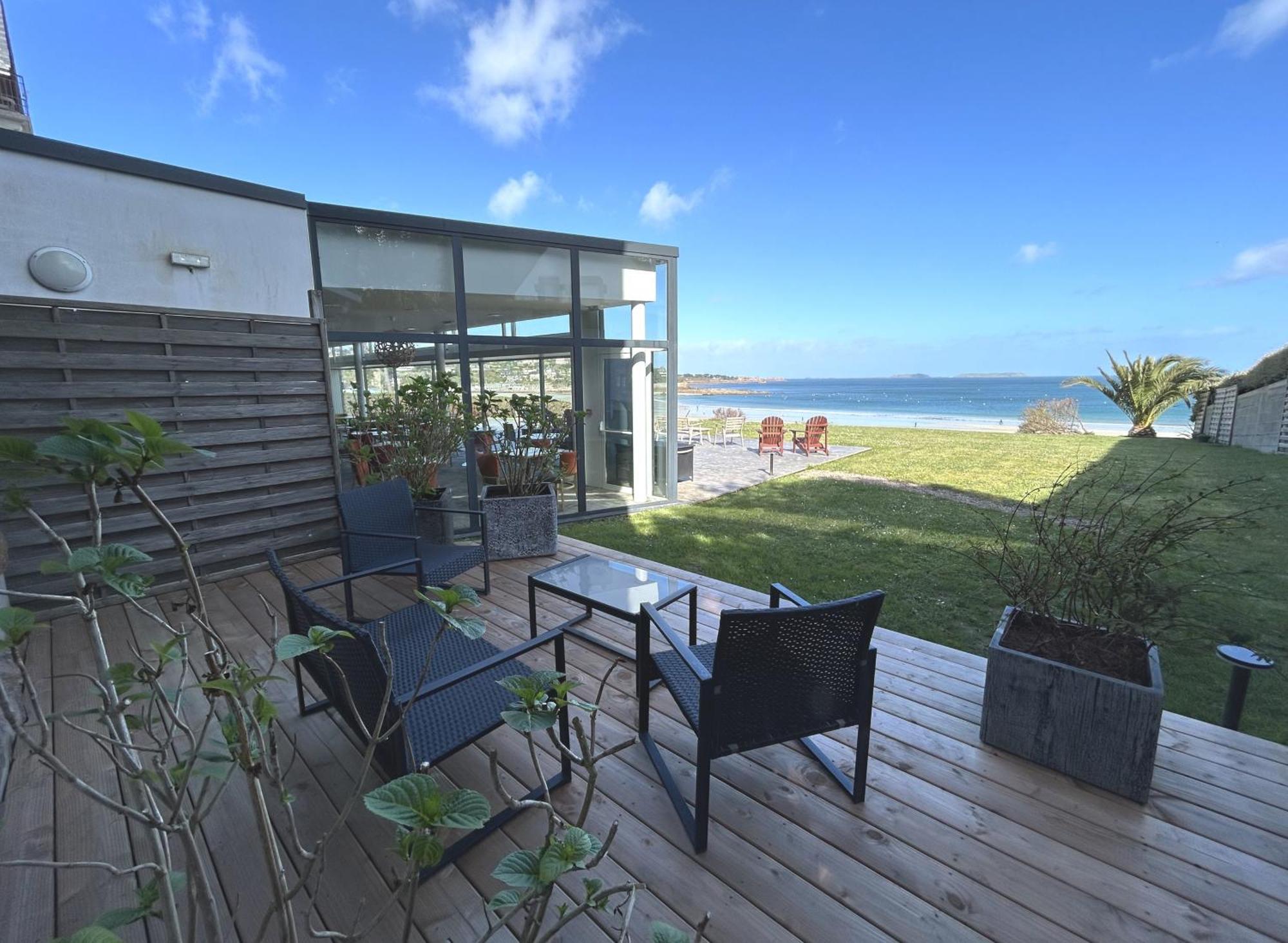 Logis Hotel Ker Mor Perros-Guirec Exterior foto